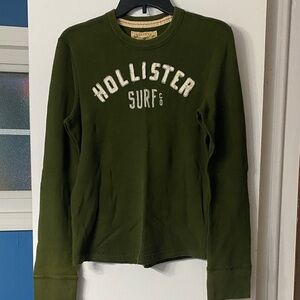 Hollister Olive Long Sleeve Tee